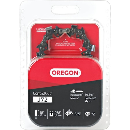 Oregon Cutting Oregon ControlCut 18 In. Chainsaw Chain J72